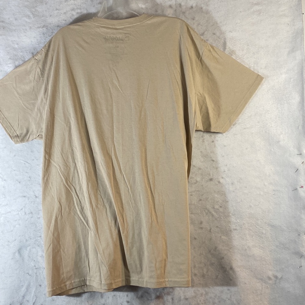 Bowery Supply Co Tan Graphic Short Sleeve Peace Sign Tee - Picture 2 of 8